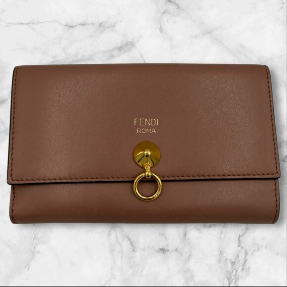 Fendi Compact Mauve Wallet - Picture 1 of 7